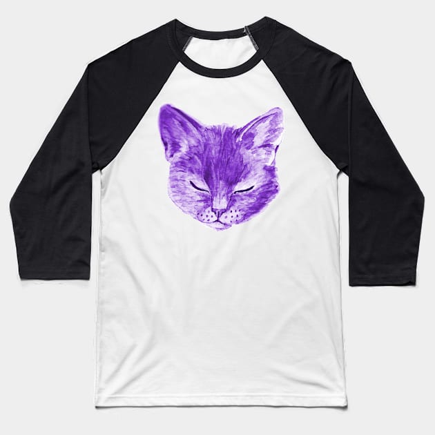 Cult Cutie Cat Baseball T-Shirt by KaijuCupcakes